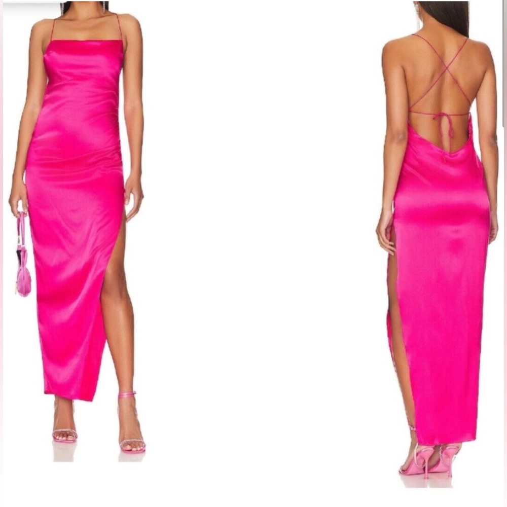NWT Seroya Celino Maxi Dress in Fuschia Pink